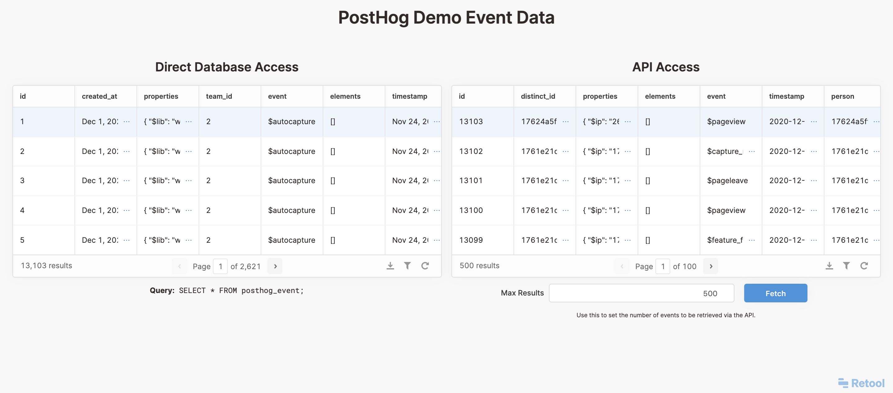 Retool Demo App